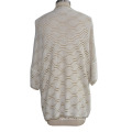 100%Cotton Lurex Women Cardigan Knitwear